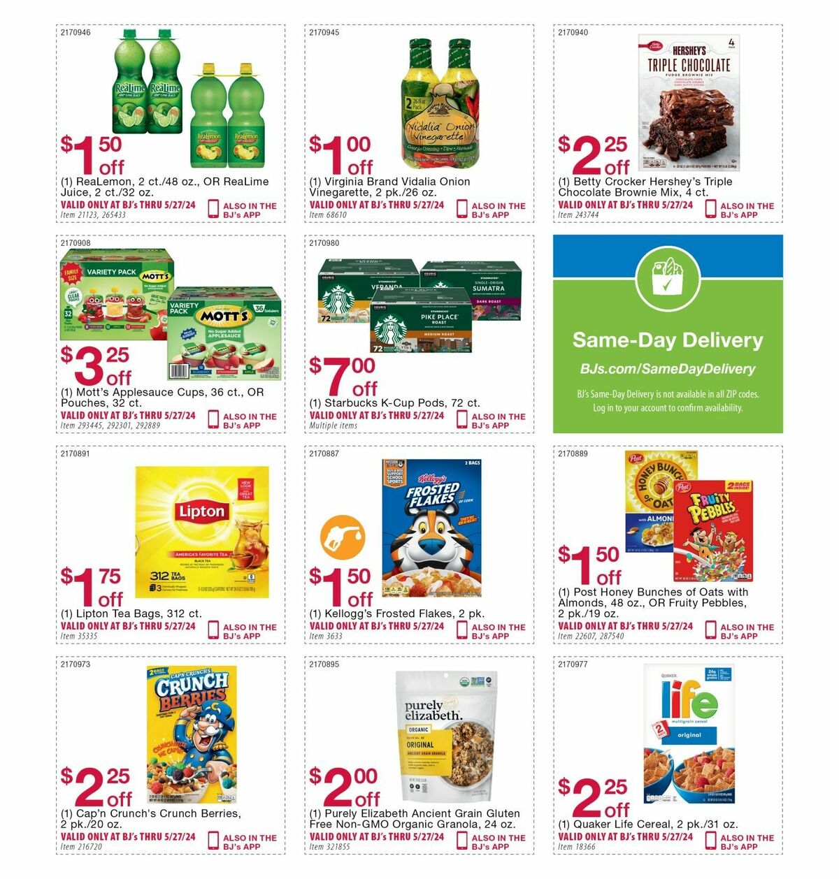 BJ's Wholesale Club Weekly Ad from April 23