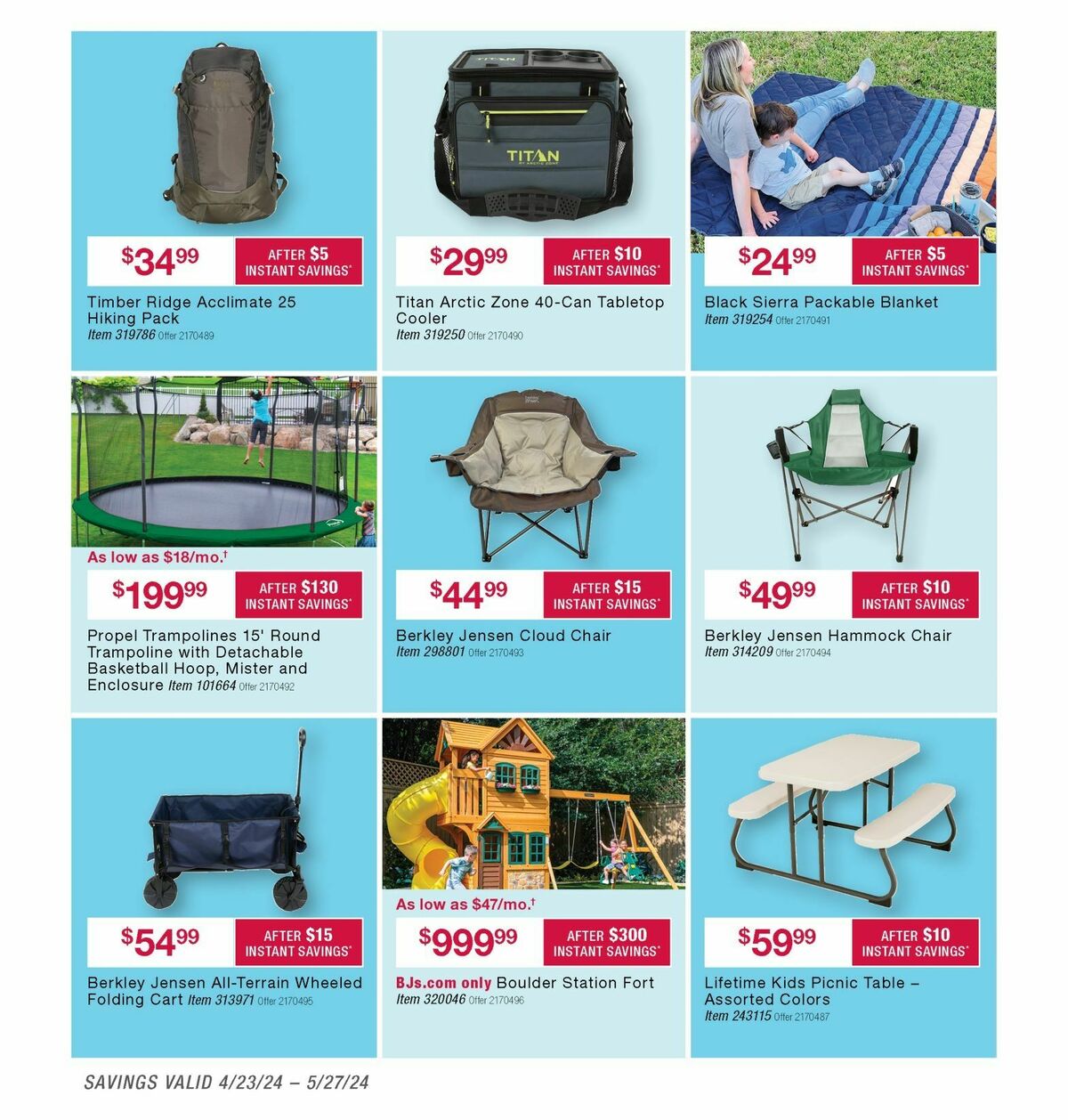 BJ's Wholesale Club Weekly Ad from April 23