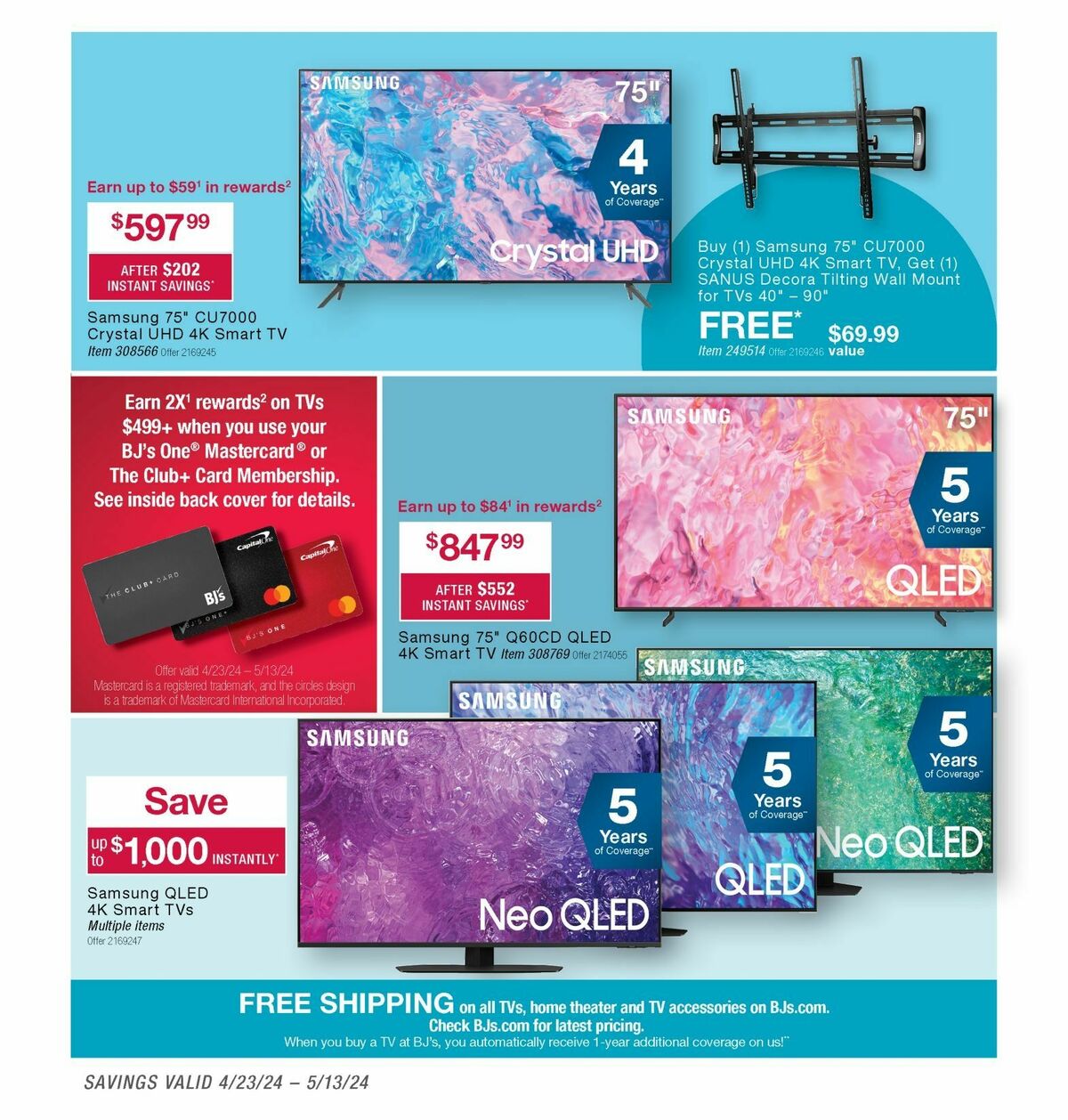 BJ's Wholesale Club Weekly Ad from April 23