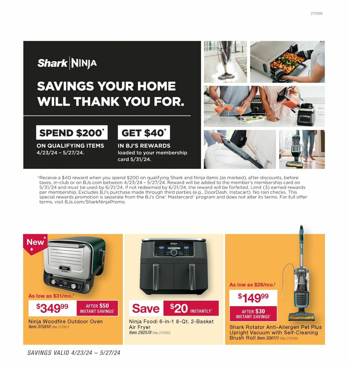 BJ's Wholesale Club Weekly Ad from April 23