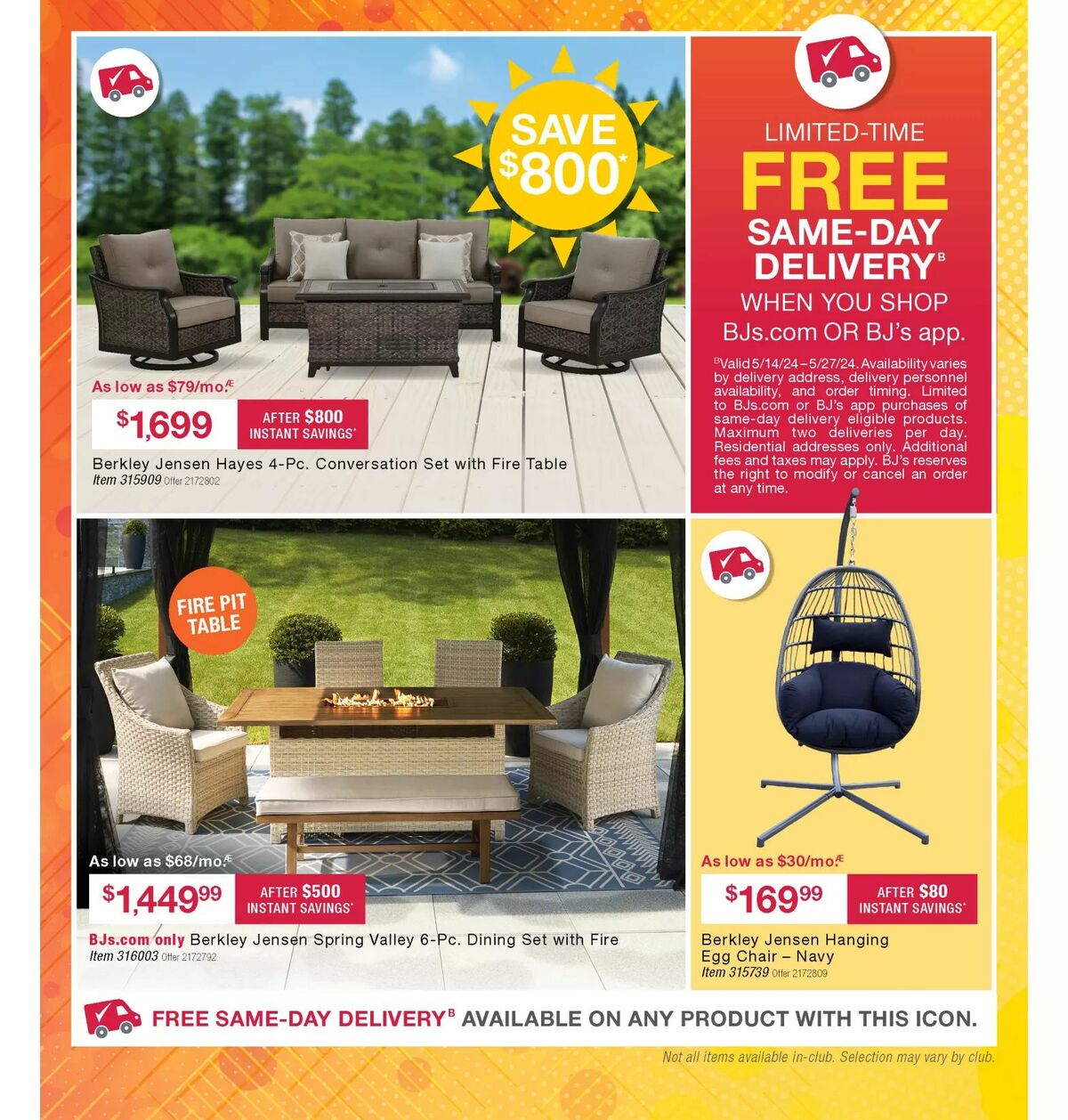 BJ's Wholesale Club Weekly Ad from May 14