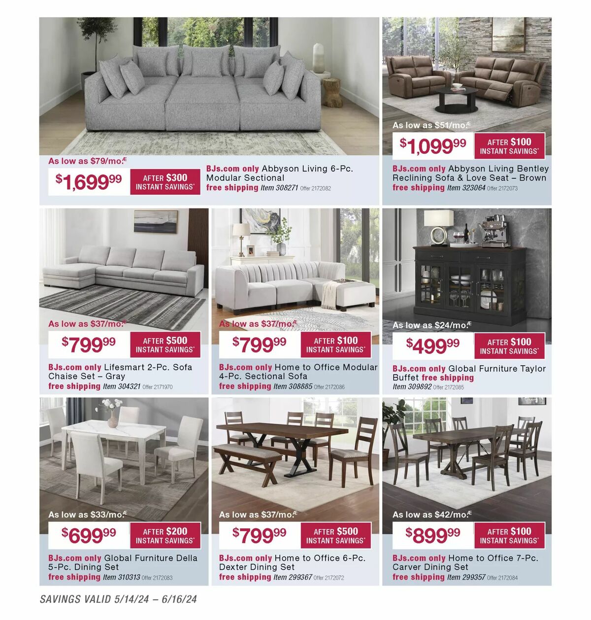 BJ's Wholesale Club Weekly Ad from May 14