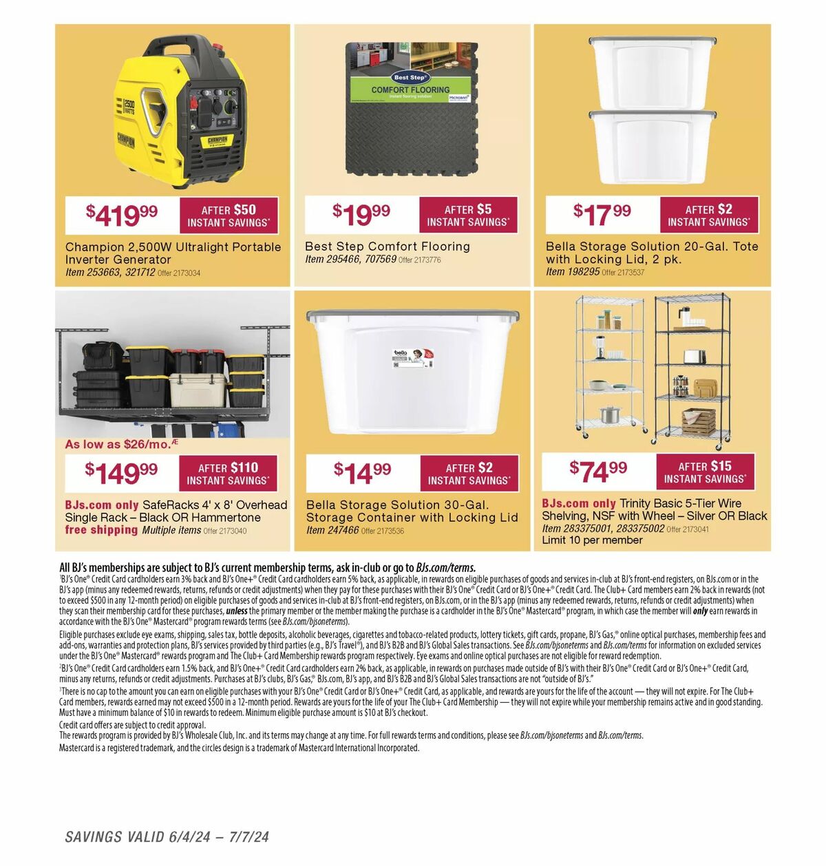 BJ's Wholesale Club Weekly Ad from June 4