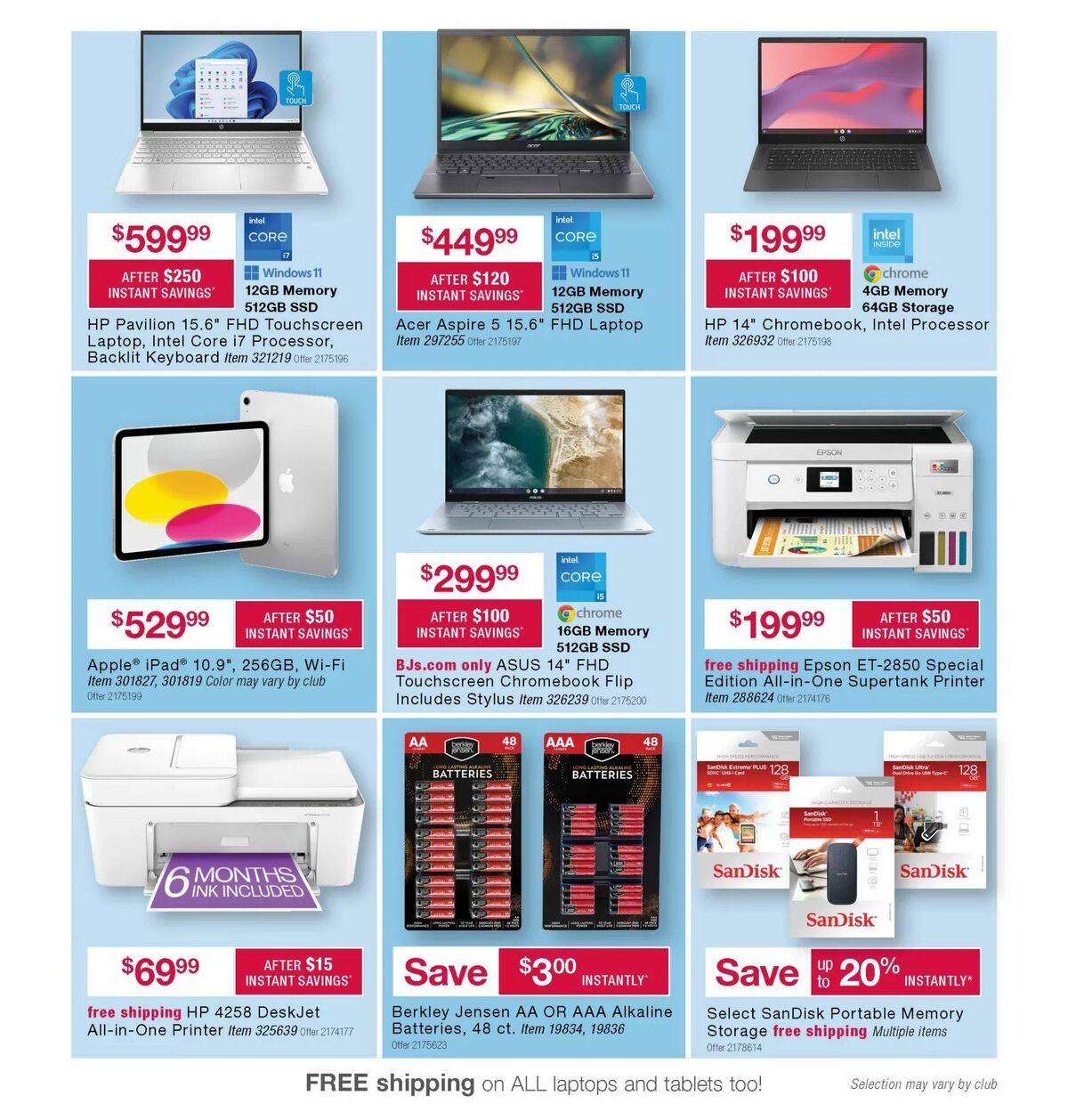 BJ's Wholesale Club Weekly Ad from June 18