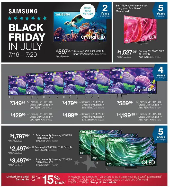 BJ's Wholesale Club Weekly Ad from July 9