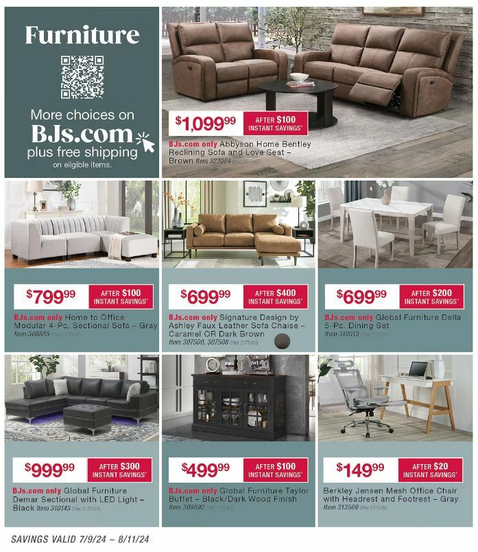 BJ's Wholesale Club Weekly Ad from July 9