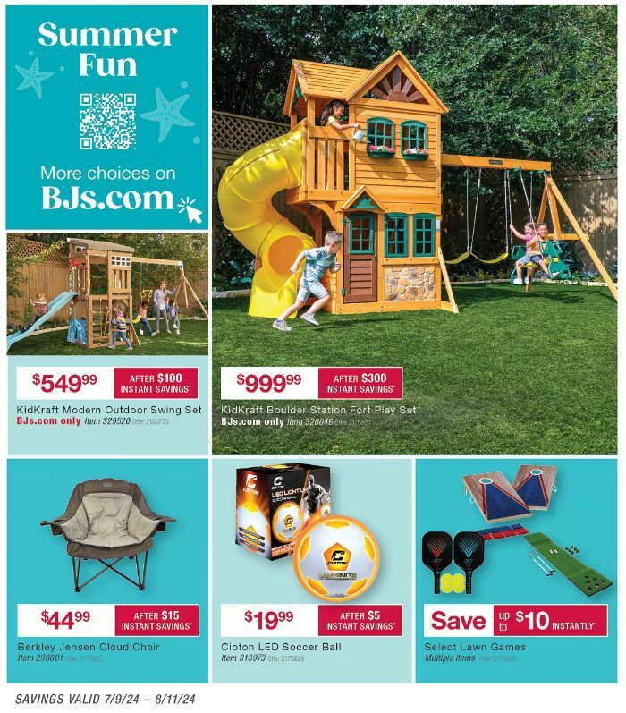 BJ's Wholesale Club Weekly Ad from July 9