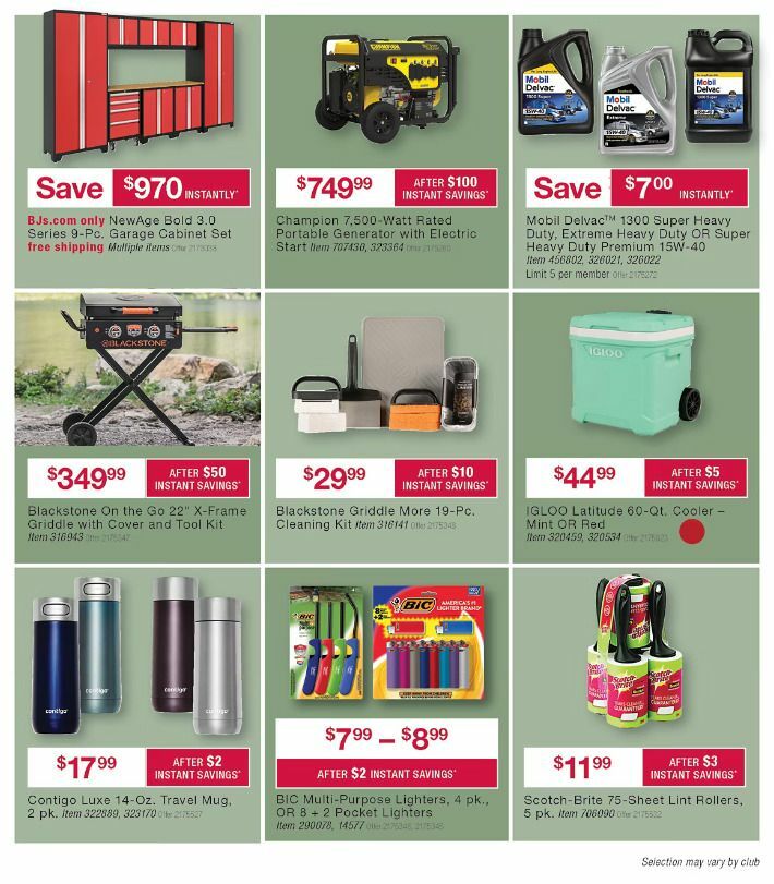 BJ's Wholesale Club Weekly Ad from July 9