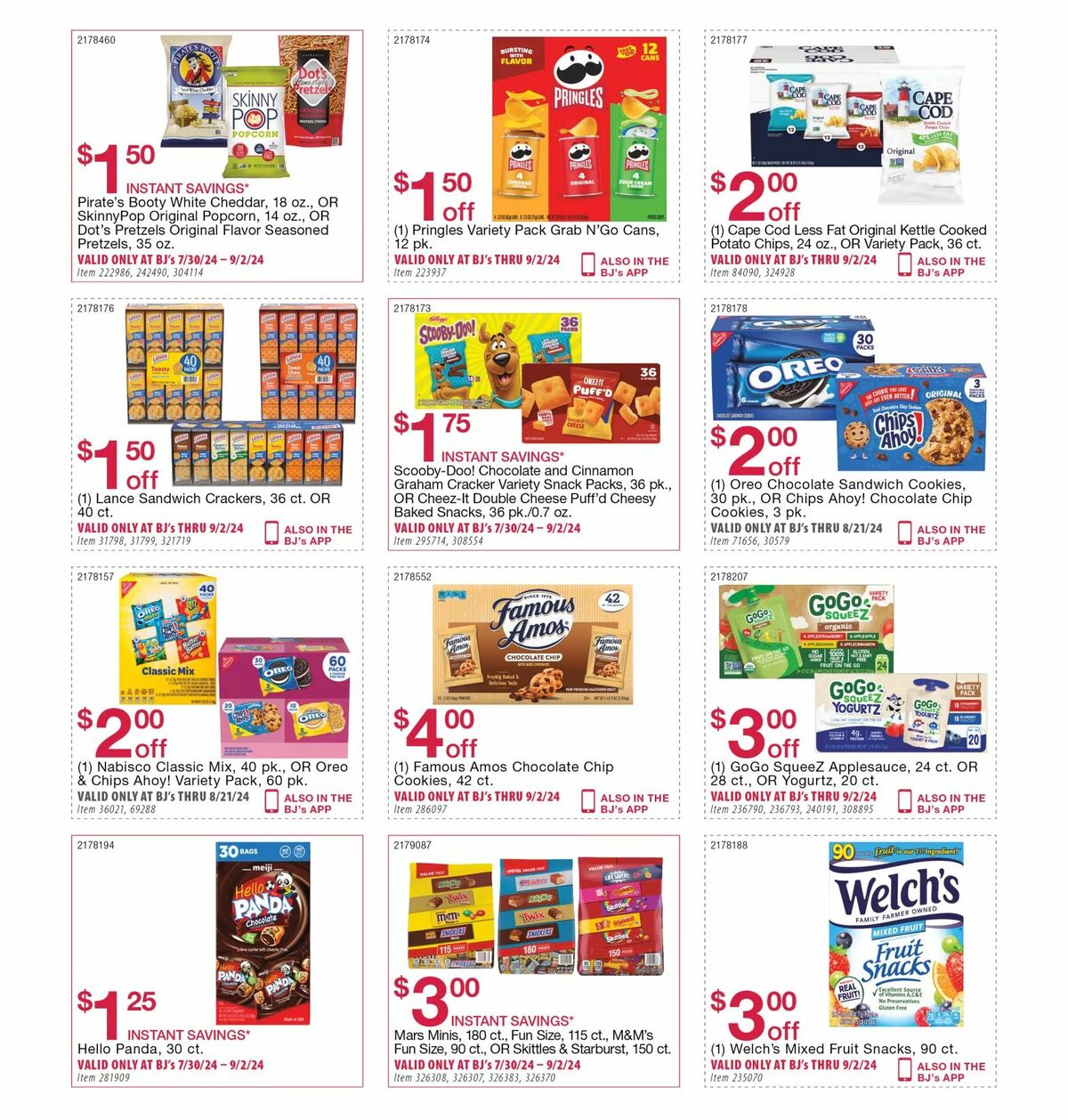 BJ's Wholesale Club Weekly Ad from August 5