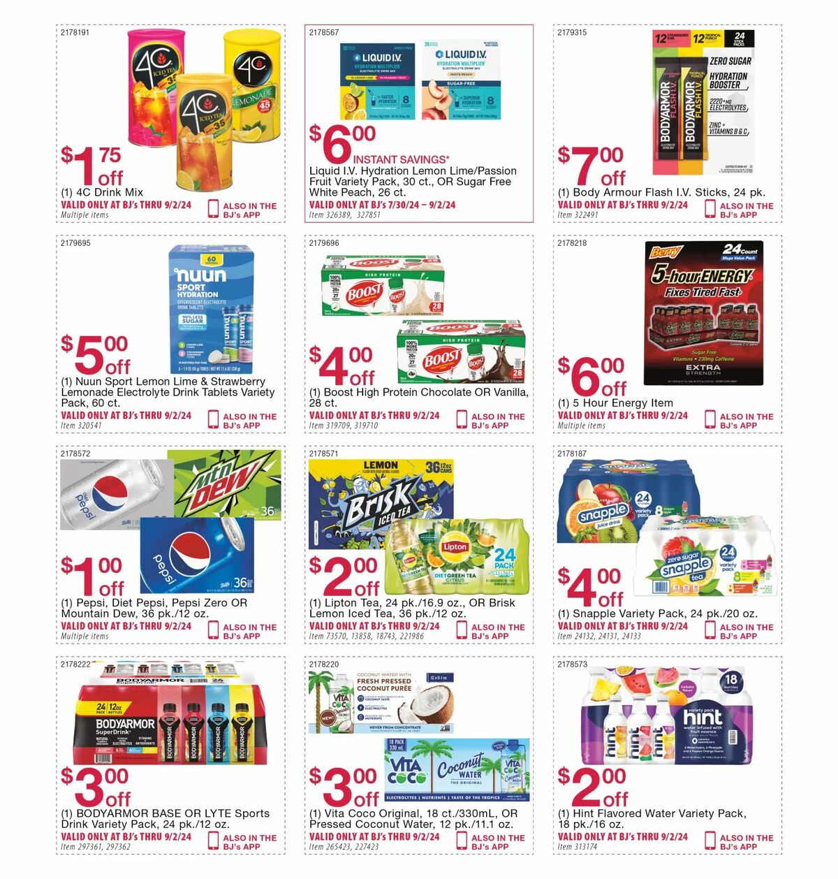 BJ's Wholesale Club Weekly Ad from August 5