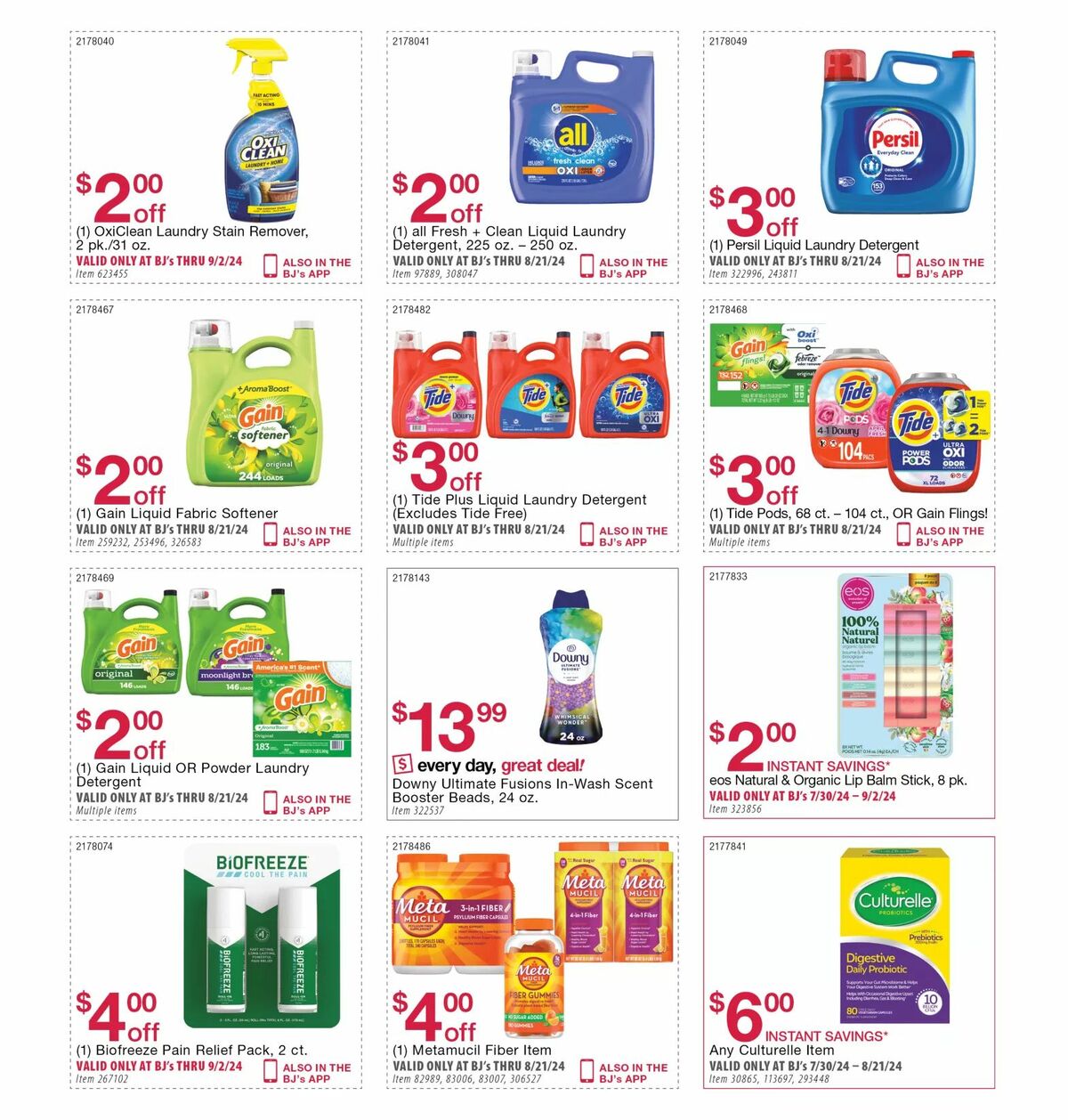 BJ's Wholesale Club Weekly Ad from August 5