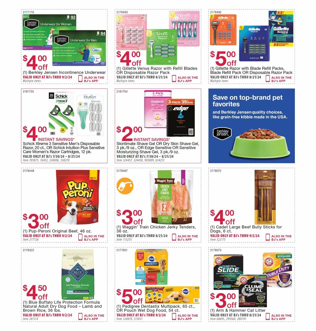 BJ's Wholesale Club Weekly Ad from August 5