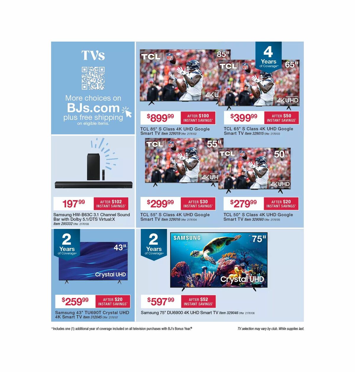 BJ's Wholesale Club Weekly Ad from August 5