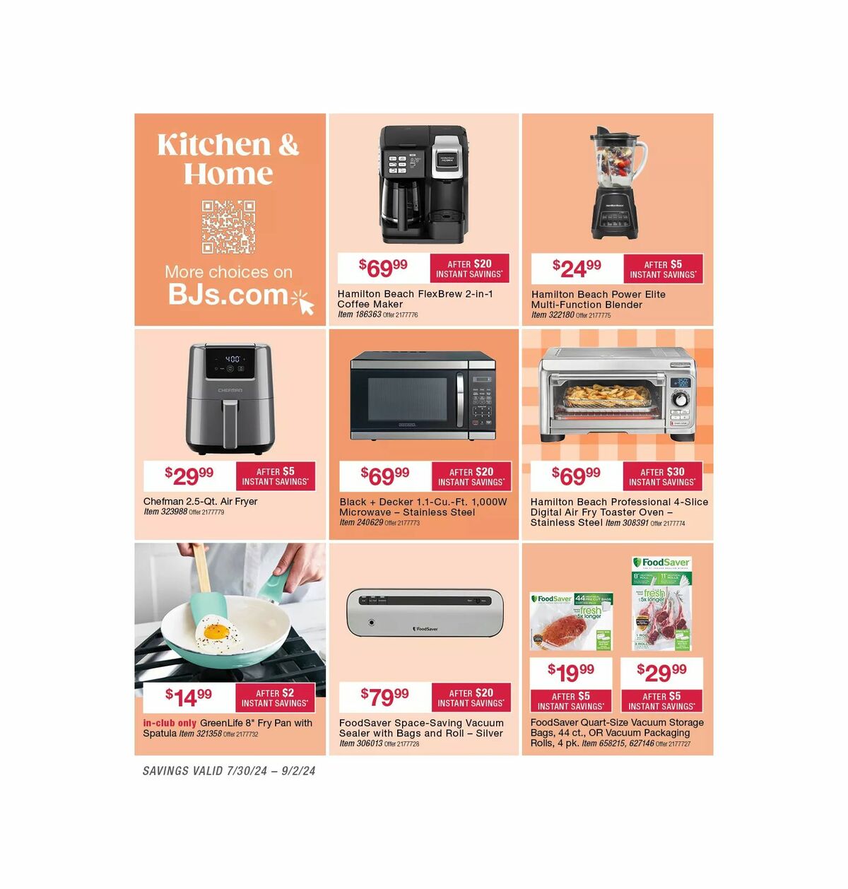 BJ's Wholesale Club Weekly Ad from August 5