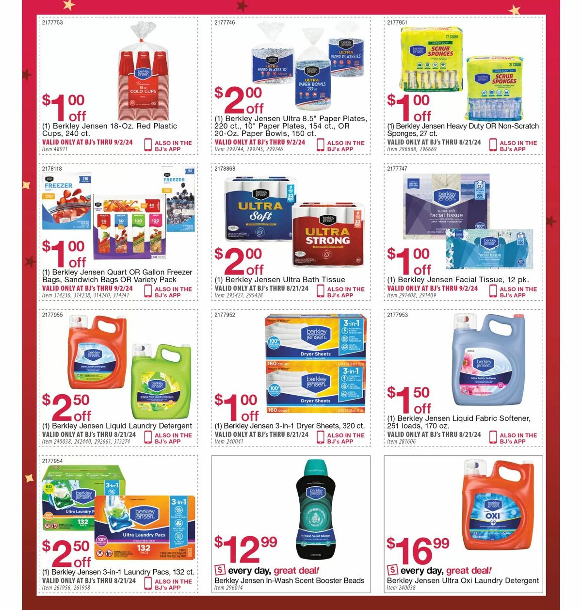 BJ's Wholesale Club Weekly Ad from August 5