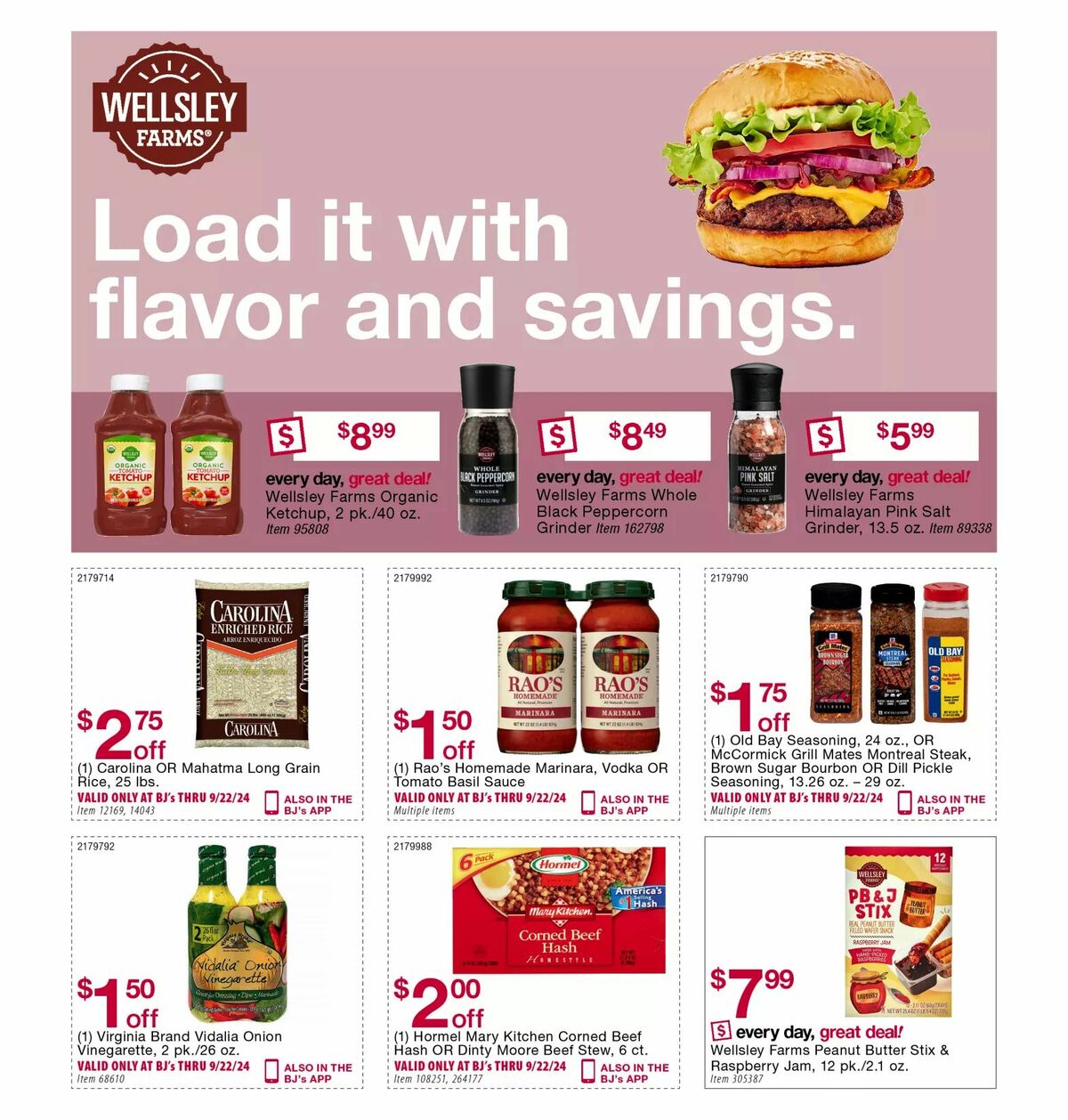 BJ's Wholesale Club Weekly Ad from August 28