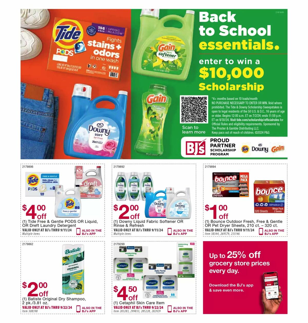 BJ's Wholesale Club Weekly Ad from August 28