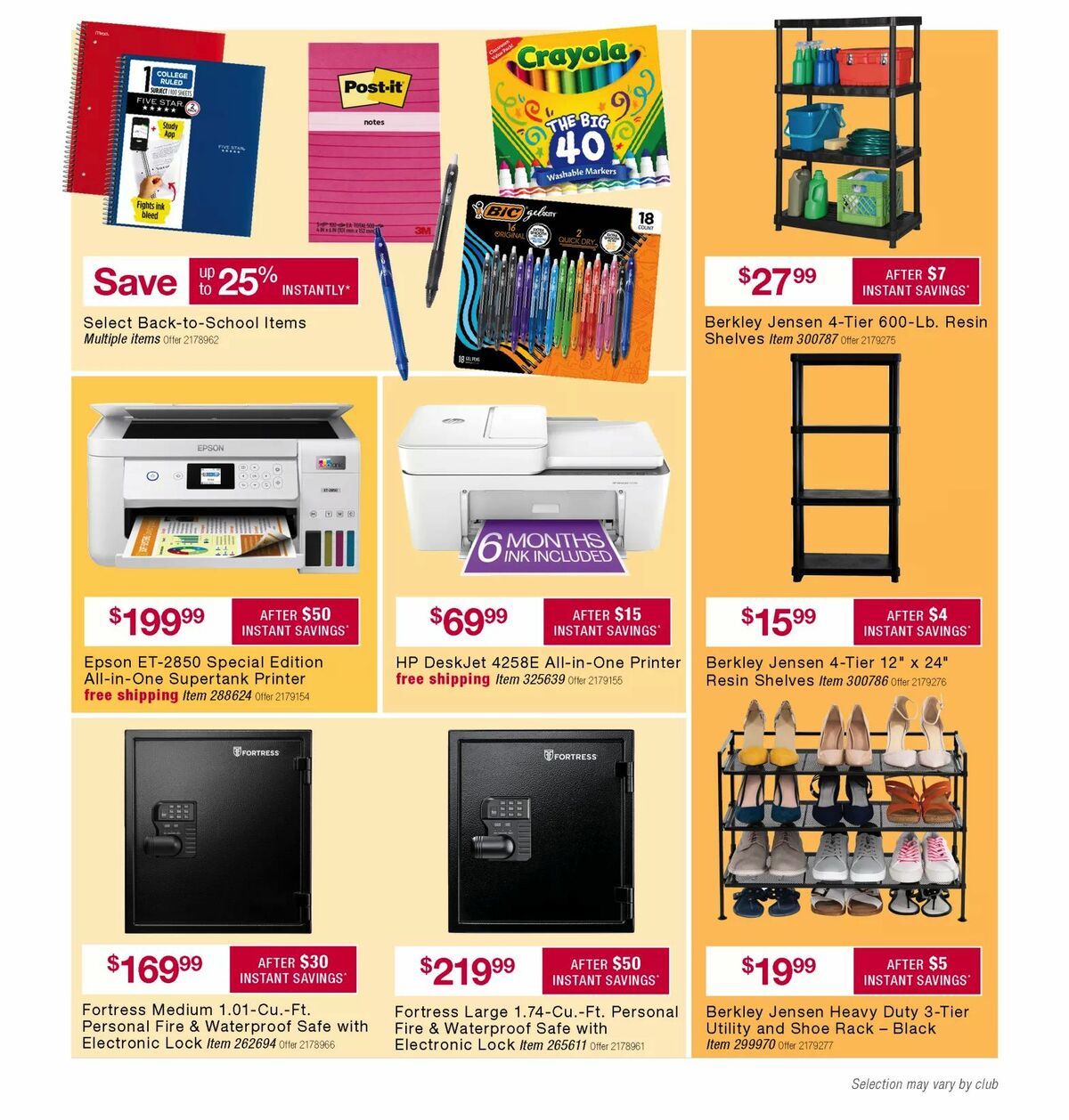 BJ's Wholesale Club Weekly Ad from August 28