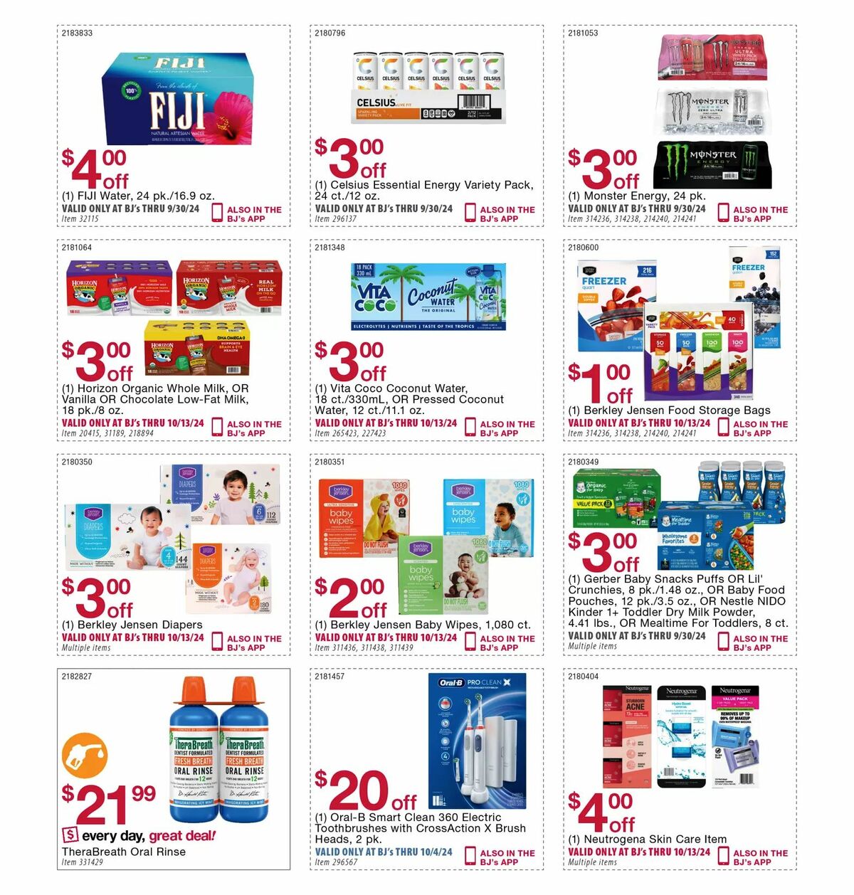 BJ's Wholesale Club Weekly Ad from September 10