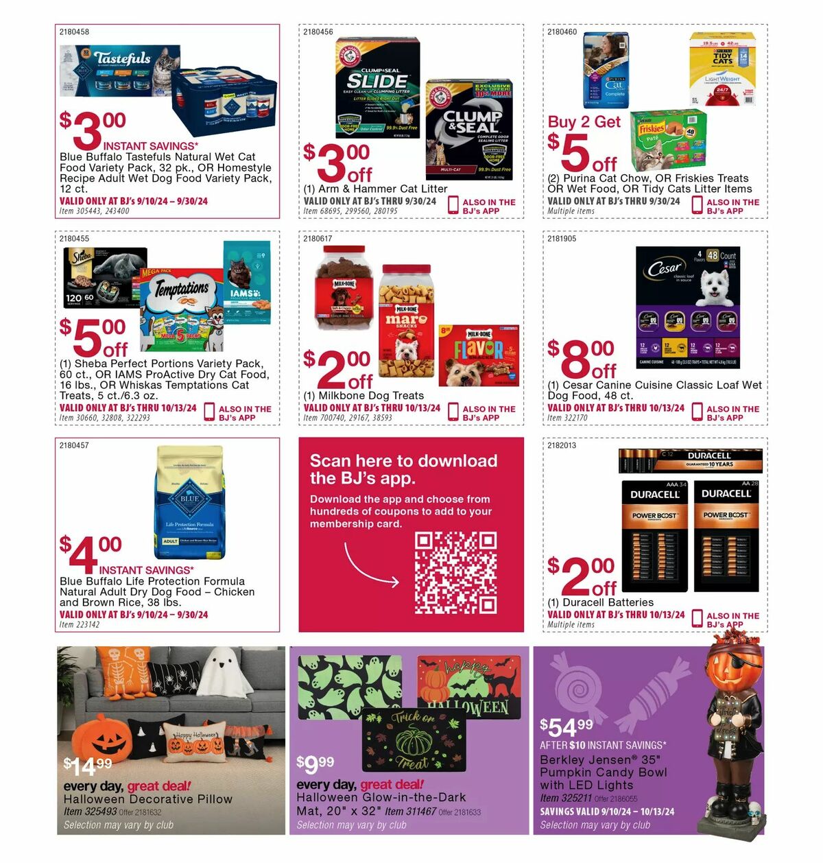 BJ's Wholesale Club Weekly Ad from September 10