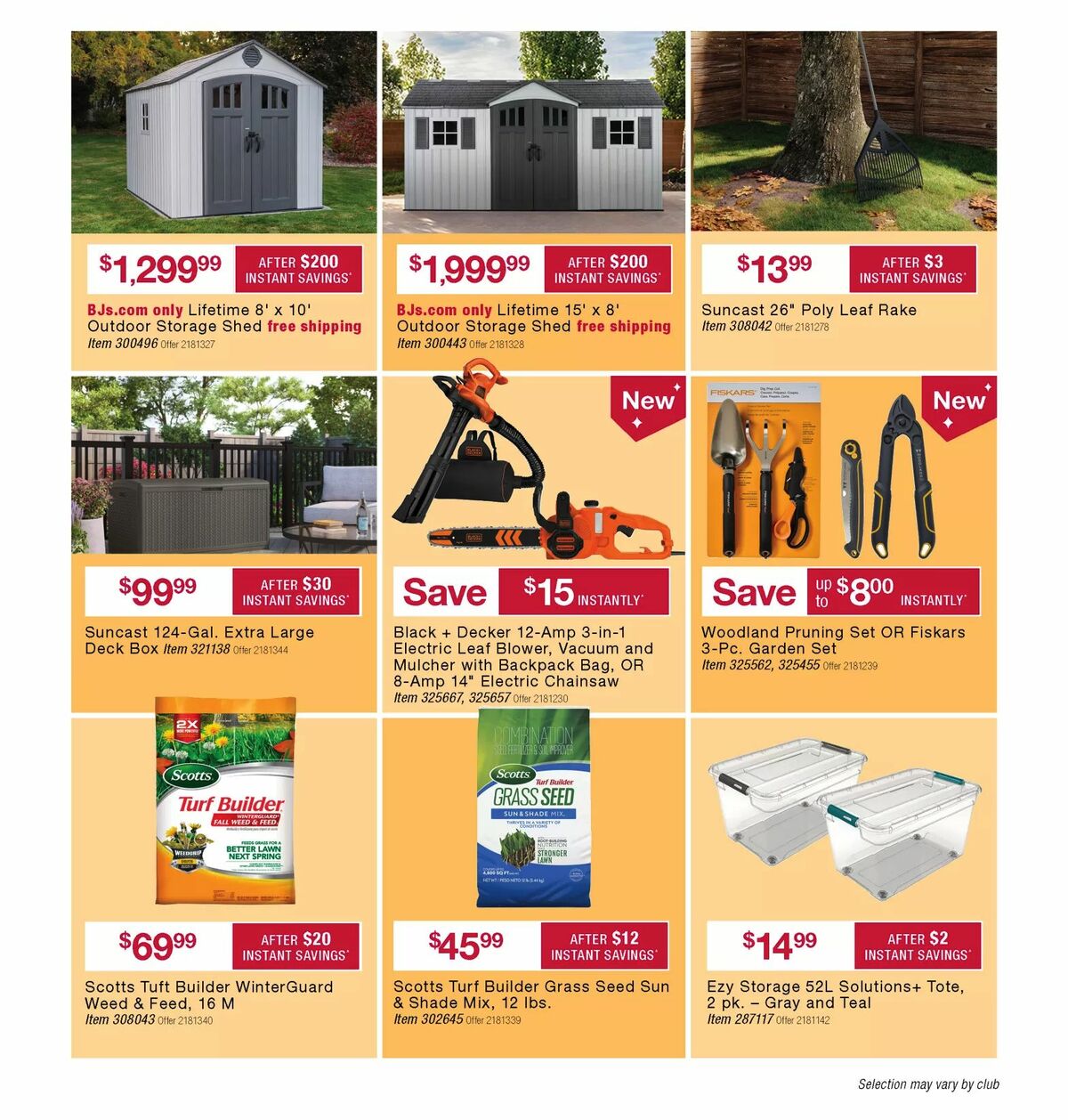 BJ's Wholesale Club Weekly Ad from September 10