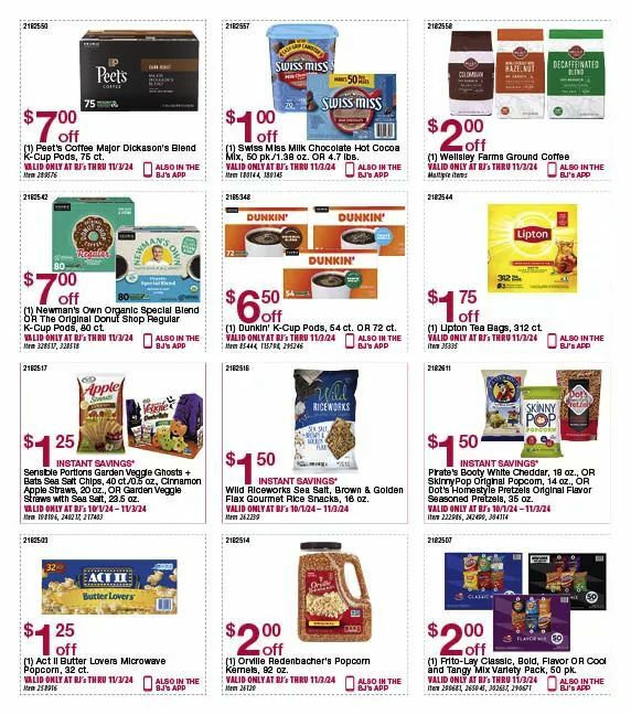 BJ's Wholesale Club Weekly Ad from October 1