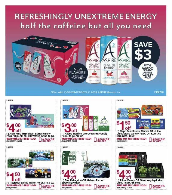 BJ's Wholesale Club Weekly Ad from October 1