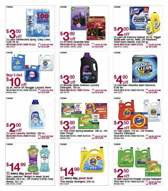 BJ's Wholesale Club Weekly Ad from October 1