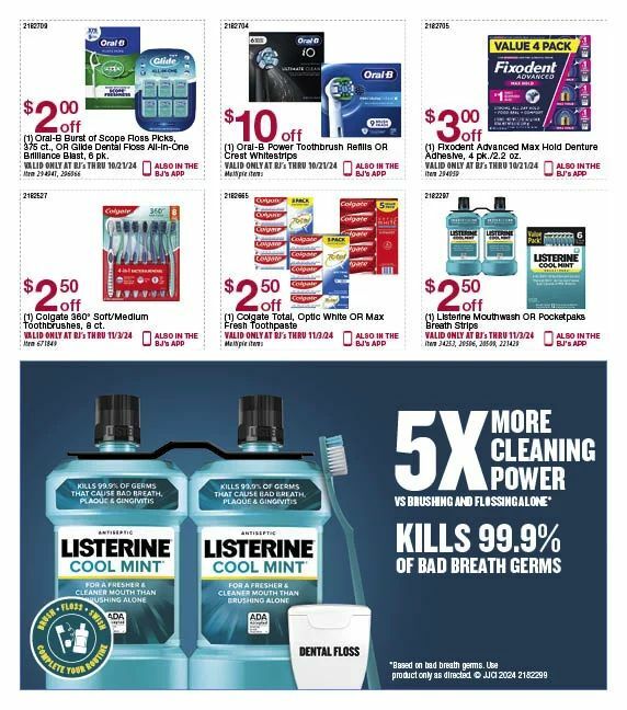 BJ's Wholesale Club Weekly Ad from October 1