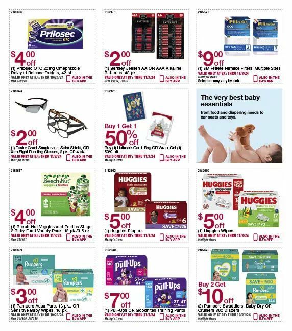 BJ's Wholesale Club Weekly Ad from October 1