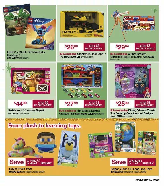 BJ's Wholesale Club Weekly Ad from October 1