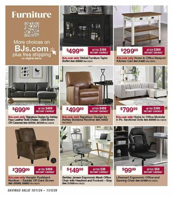 BJ's Wholesale Club Weekly Ad from October 1