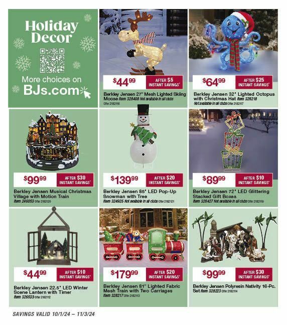 BJ's Wholesale Club Weekly Ad from October 1