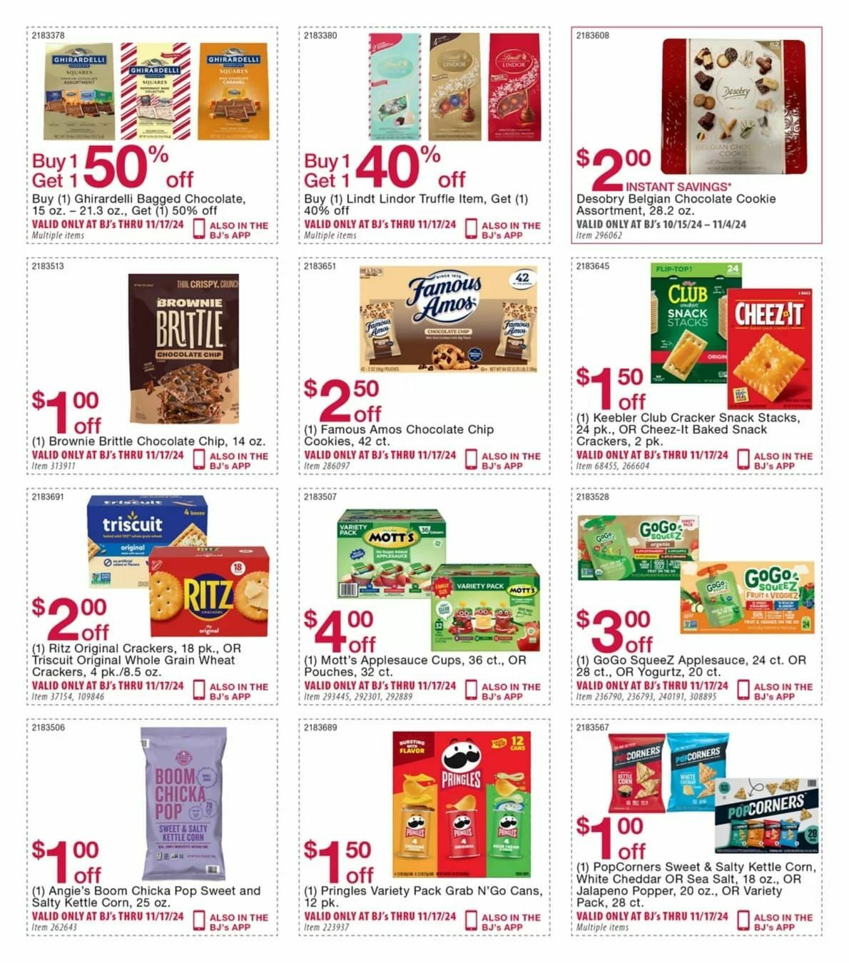 BJ's Wholesale Club Weekly Ad from October 15