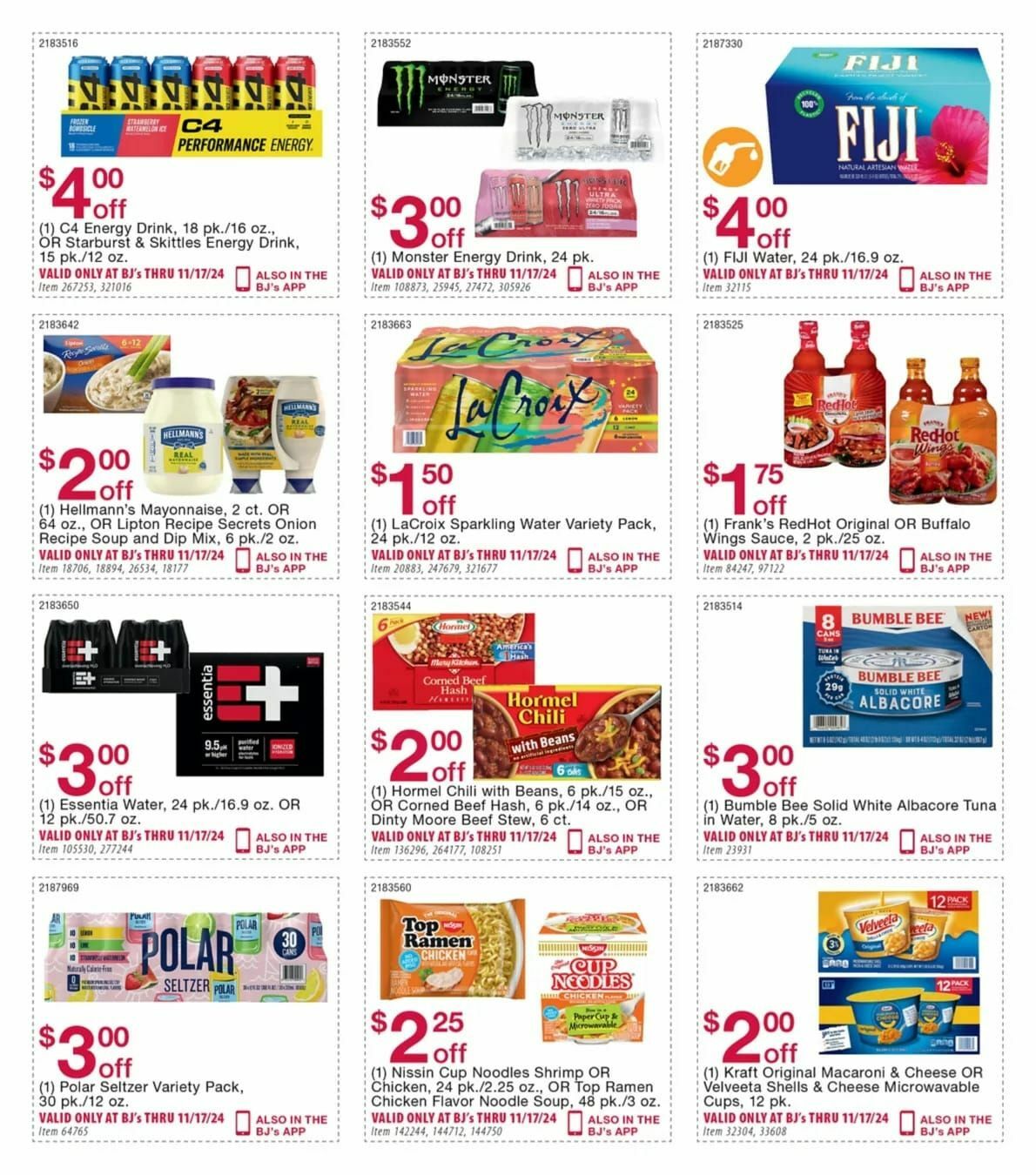 BJ's Wholesale Club Weekly Ad from October 15