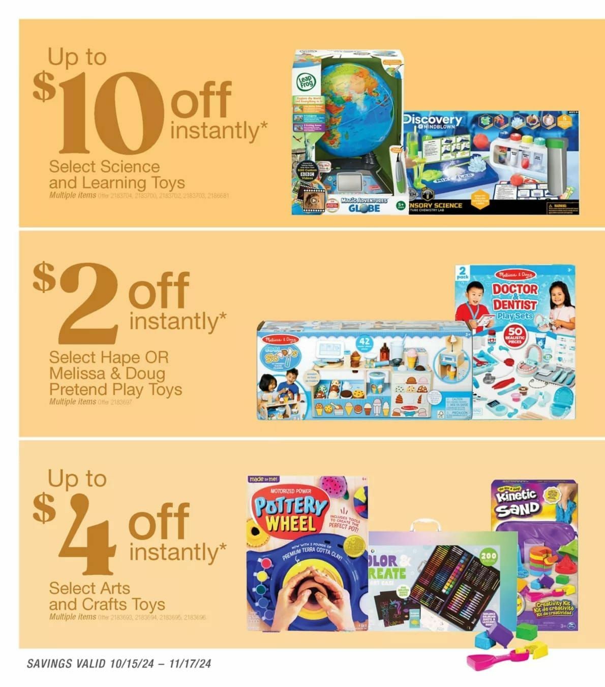 BJ's Wholesale Club Weekly Ad from October 15