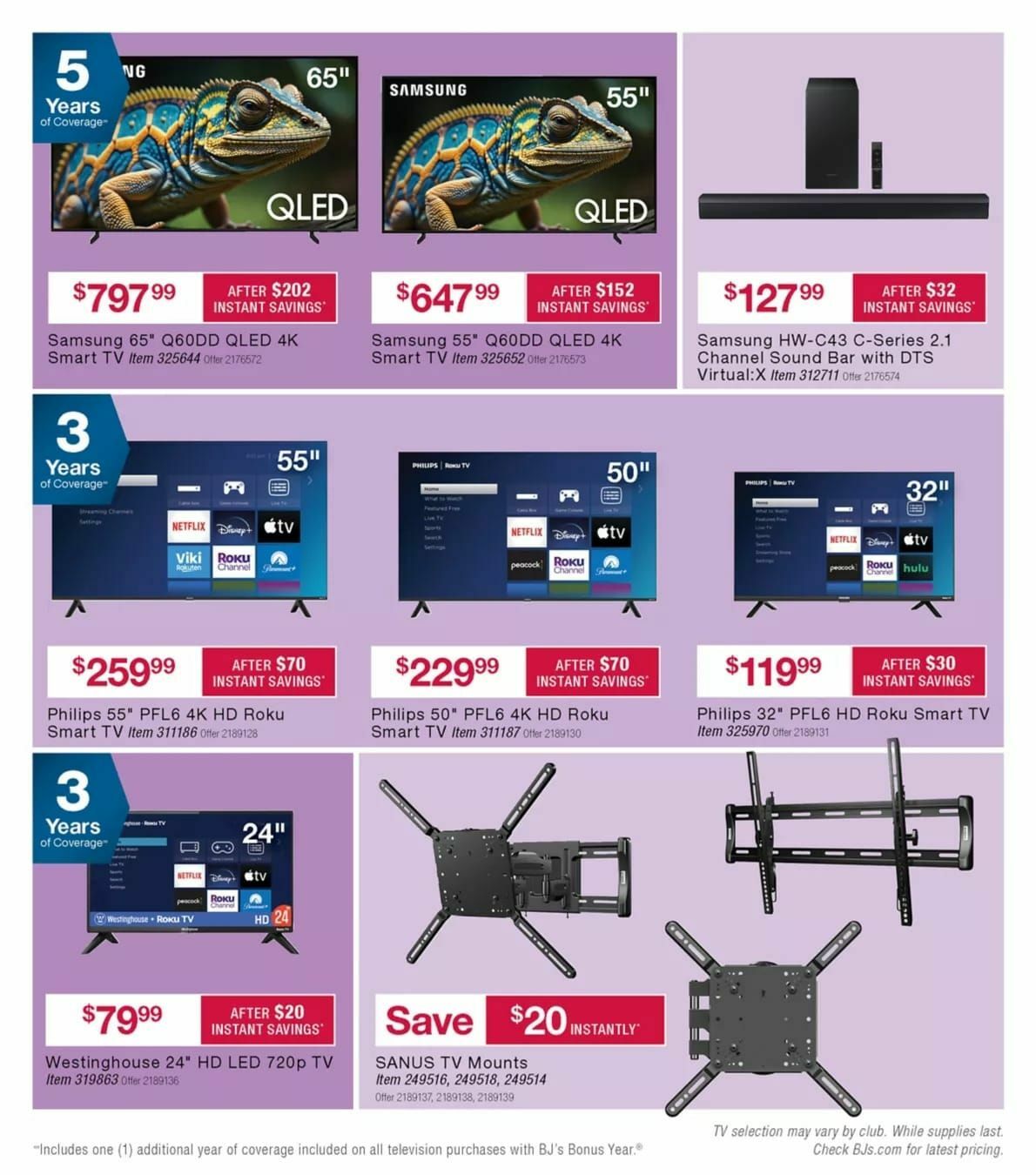 BJ's Wholesale Club Weekly Ad from October 15