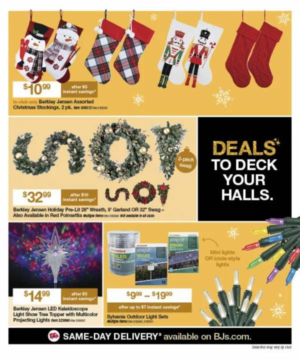 BJ's Wholesale Club Black Friday Weekly Ad from November 1