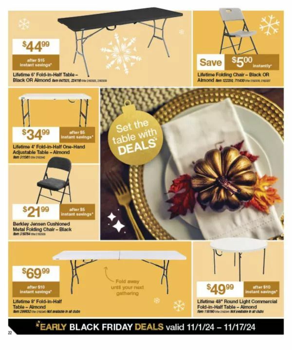 BJ's Wholesale Club Black Friday Weekly Ad from November 1