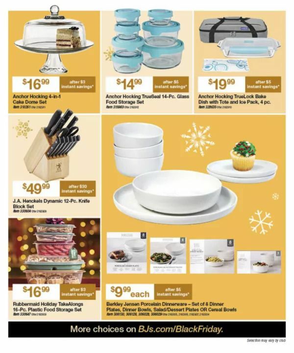 BJ's Wholesale Club Black Friday Weekly Ad from November 1