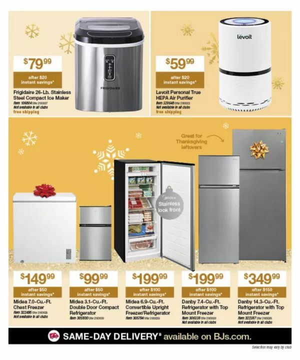 BJ's Wholesale Club Black Friday Weekly Ad from November 1