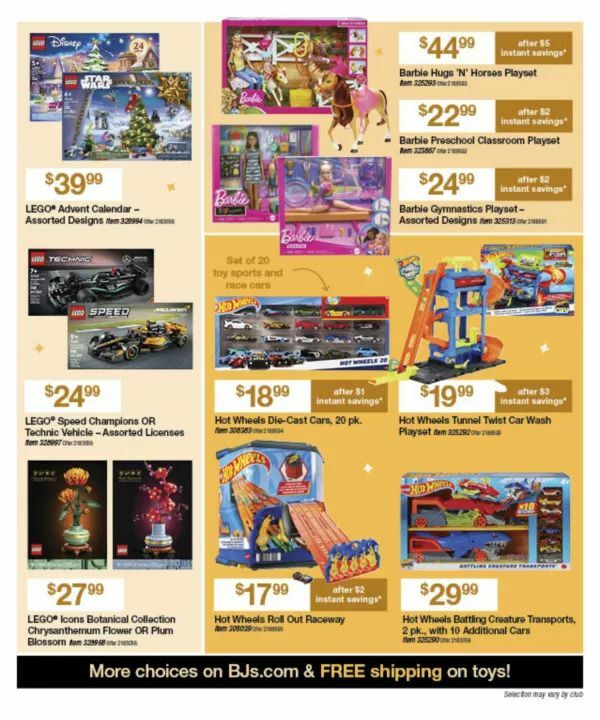 BJ's Wholesale Club Black Friday Weekly Ad from November 1