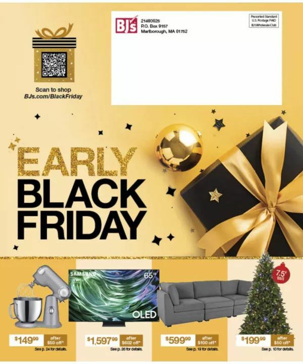 BJ's Wholesale Club Black Friday Weekly Ad from November 1