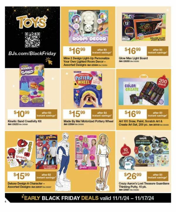 BJ's Wholesale Club Black Friday Weekly Ad from November 1