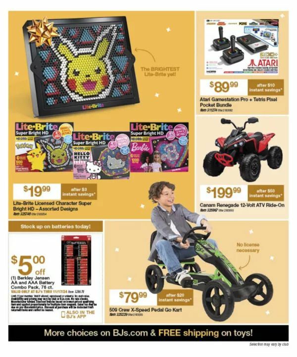 BJ's Wholesale Club Black Friday Weekly Ad from November 1