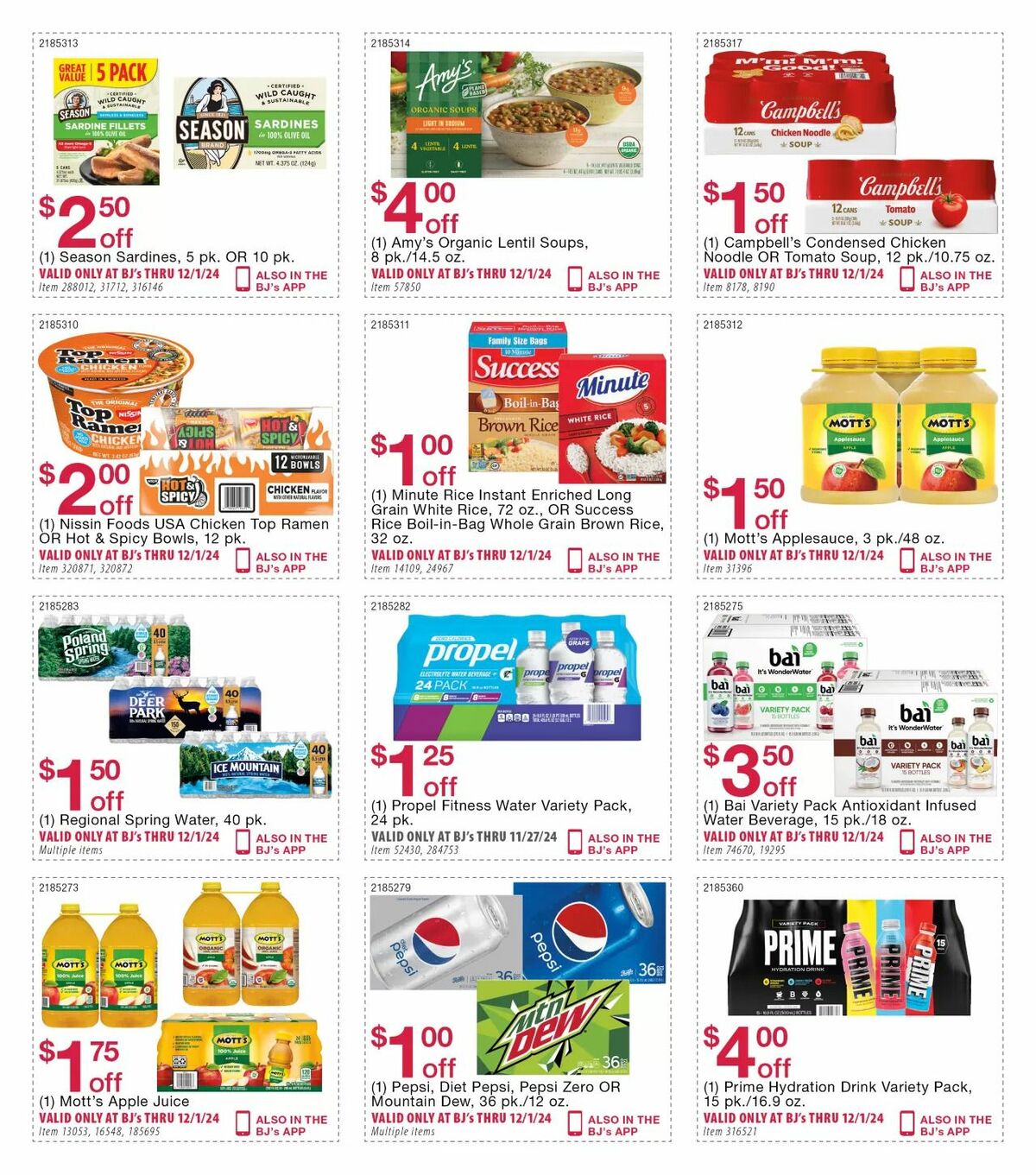 BJ's Wholesale Club Weekly Ad from November 1