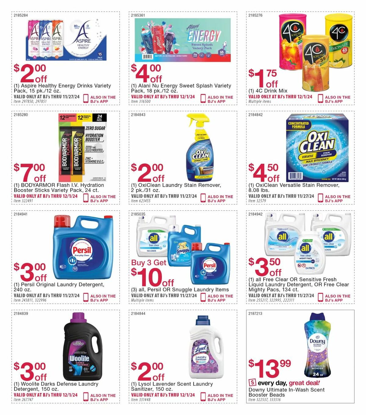 BJ's Wholesale Club Weekly Ad from November 1