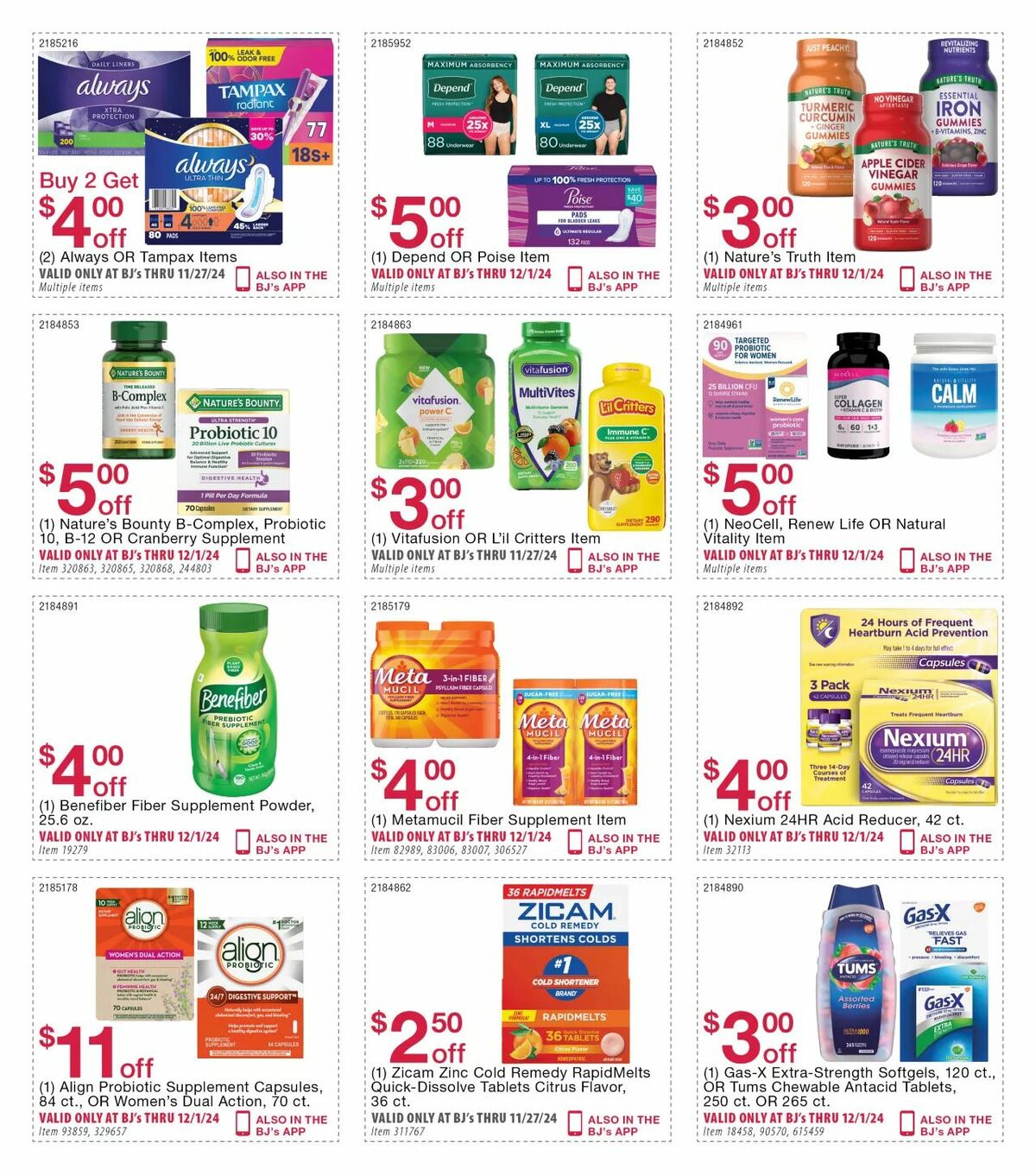 BJ's Wholesale Club Weekly Ad from November 1