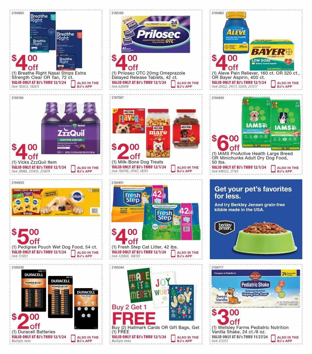 BJ's Wholesale Club Weekly Ad from November 1