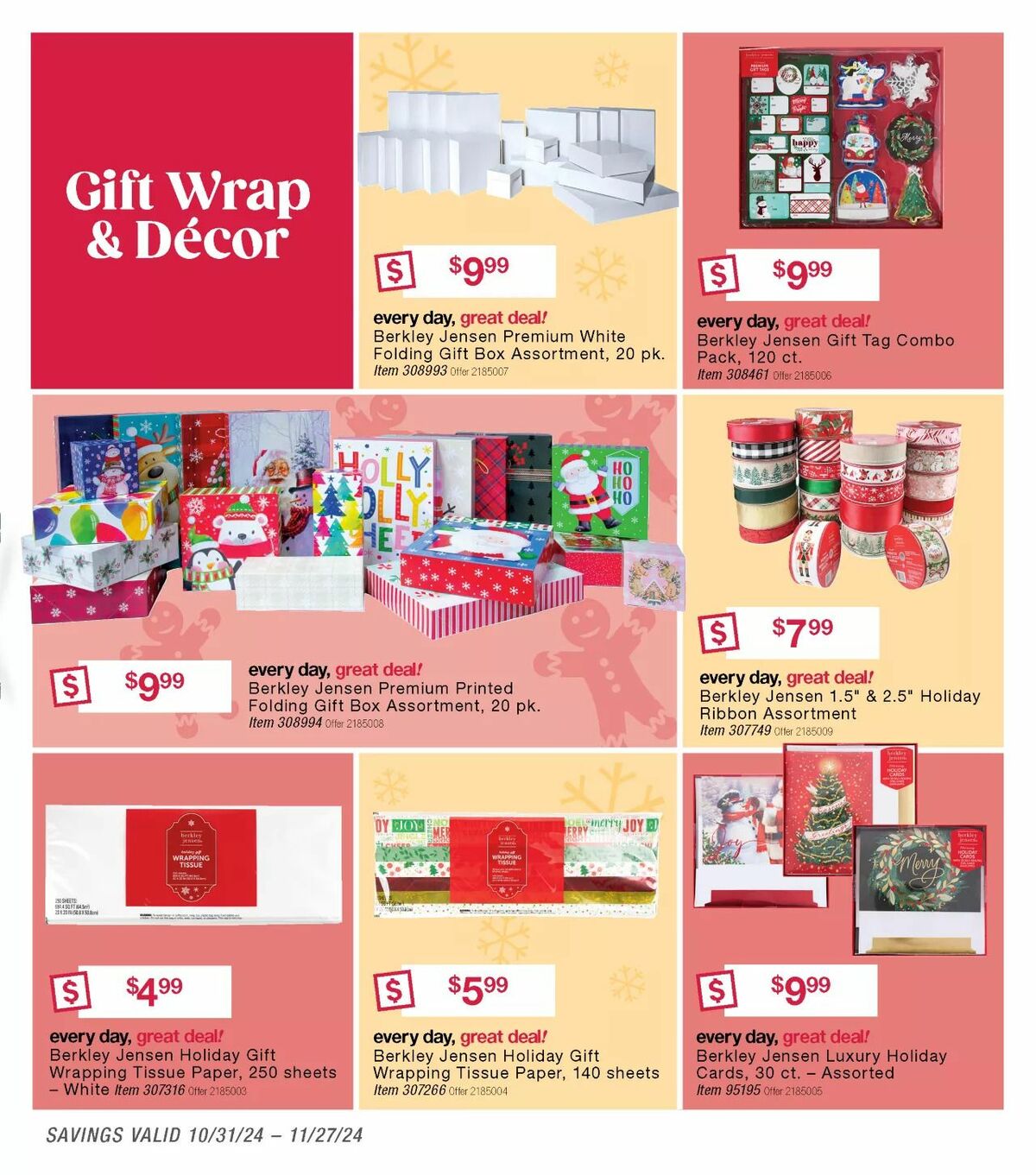 BJ's Wholesale Club Weekly Ad from November 1